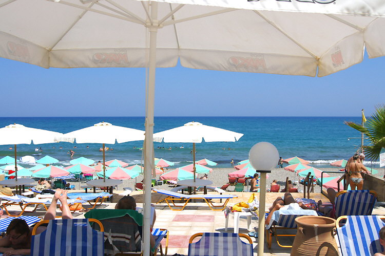 Sonnenterrasse, Strand und Meer