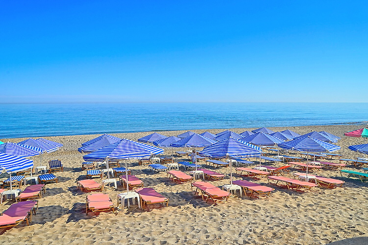 Strand und Mittelmeer